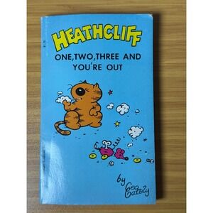 Heathcliff One Two Three And‎ You're Out Comic Book by Geo Gately 1982